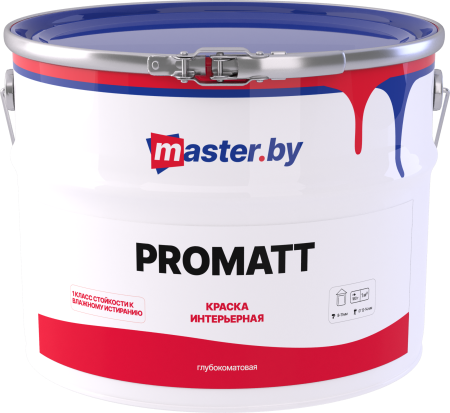 Краска master.by PROMATT интерьерная глубокоматовая